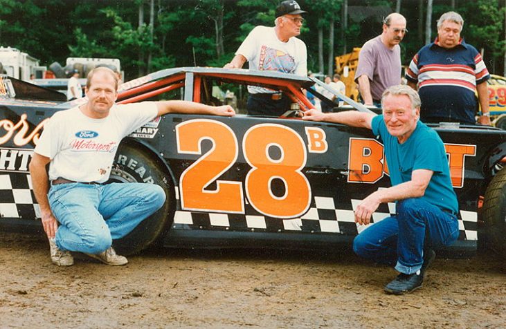 Dick Barton, left, poses with Bobby Schnars.