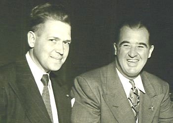 John Jachym, left, and Happy Chandler.