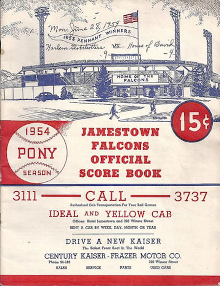 Jamestown Falcons, 1954