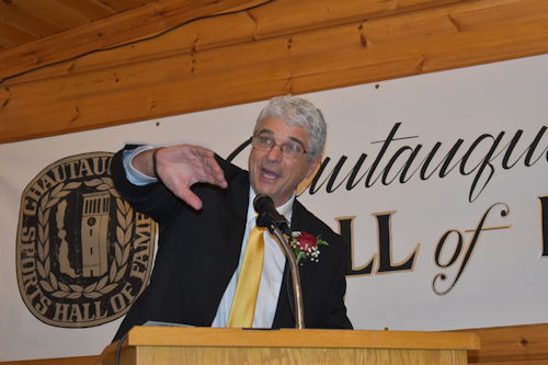 Mark Orlando at his Hall of Fame induction.