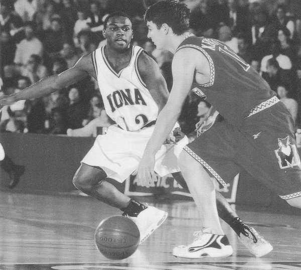 Jamestown native Maceo Wofford playing for Iona College.