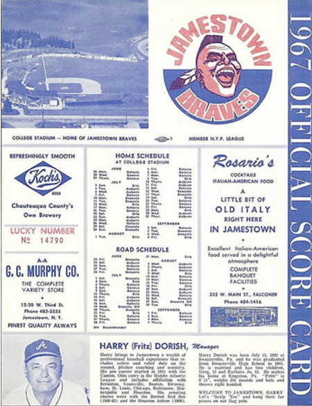 1967 Braves program
