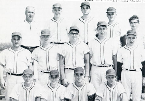 Lewellen coached baseball team
