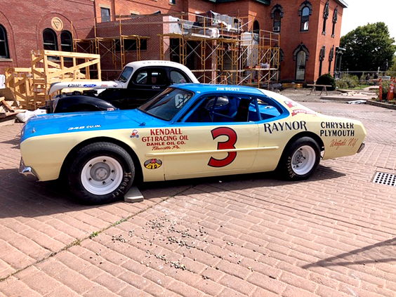 One of Scott’s replica cars.
