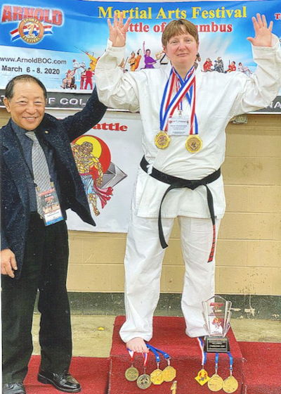 Kyoshi Christina Kebort and Supreme Grandmaster Joon P. Choi