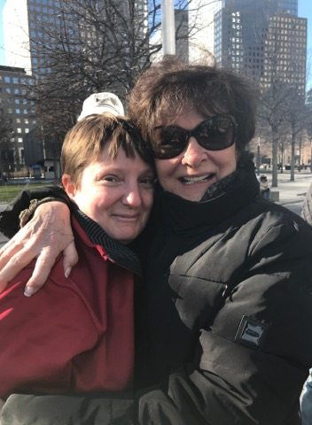 Christina Kebort, left, and Lillian Reis. 