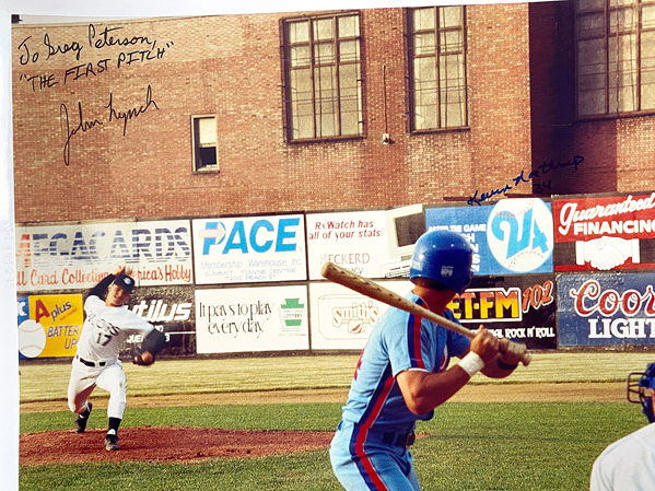 John Lynch pitches for Erie Sailors