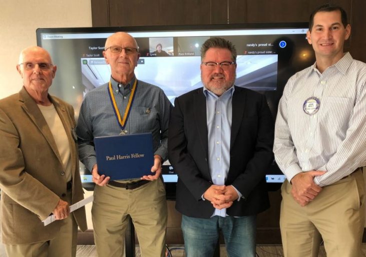 Randy Anderson and Todd Allen receive Paul Harris Fellow Award