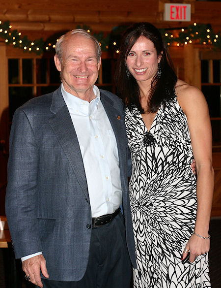 Jenn Suhr, right, is pictured with Stan Marshaus.