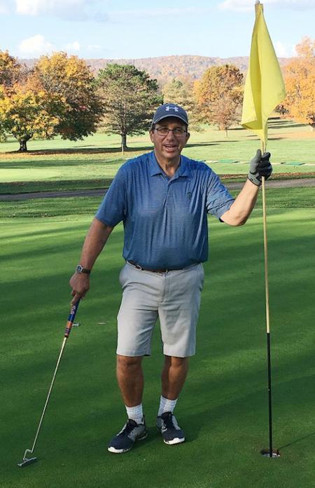 Bruce Johnson played golf for 100 straight days