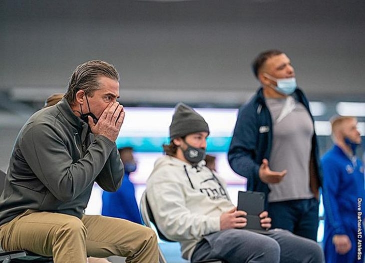 Ithaca College head wrestling coach Marty Nichols.