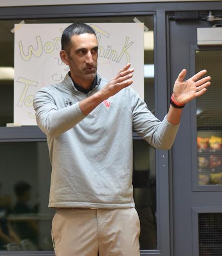 Jay Sirianni makes a point.