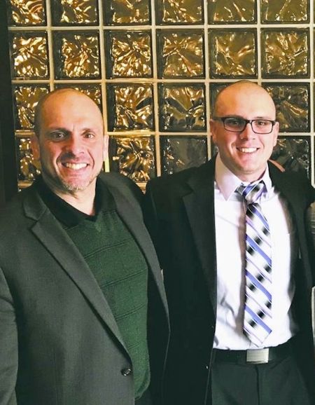 Alex Conti, left, is pictured with Christopher Conti.