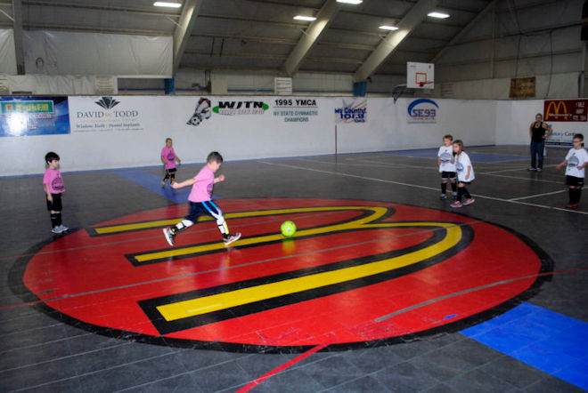 Youth soccer at YMCA.