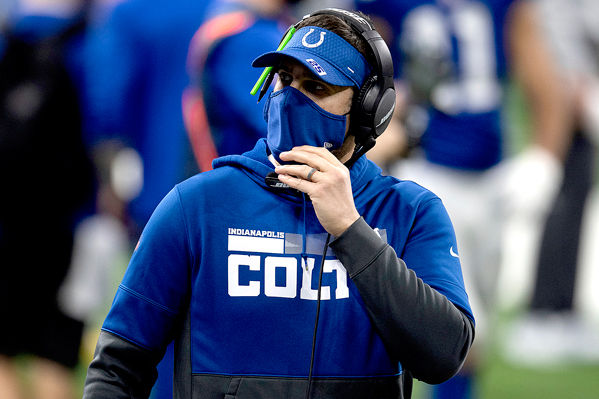 Indianapolis Colts offensive coordinator Nick Sirianni.
