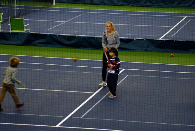 Youth tennis at YMCA.