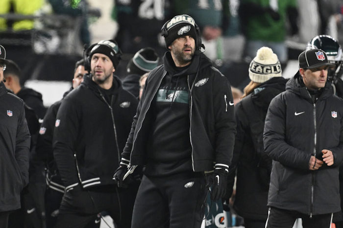 Jamestown native and Philadelphia Eagles head coach Nick Sirianni.