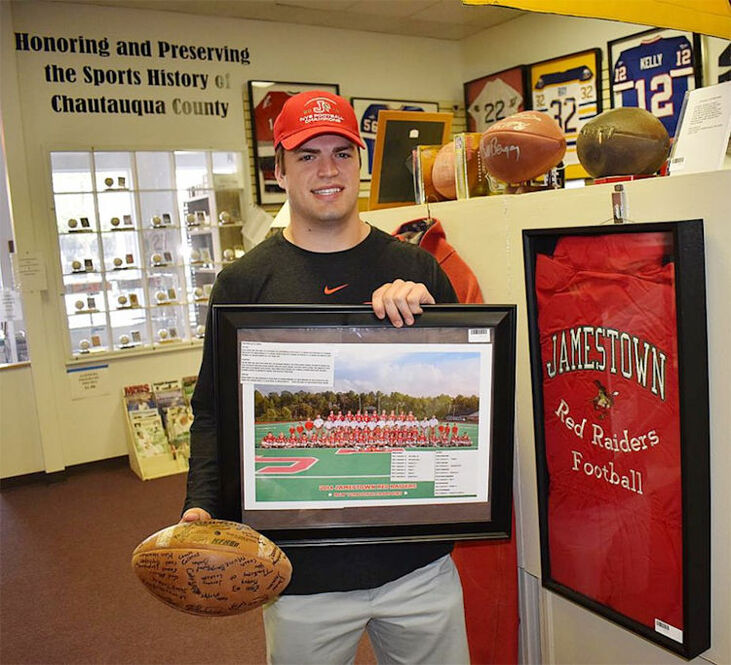 Stephen Carlson paid a visit to the Chautauqua Sports Hall of Fame.