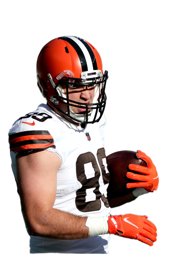 Cleveland Browns tight end Stephen Carlson.