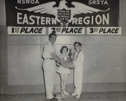 1958 Atlantic City, Eastern Regionals Jr. Pairs Champions Bradley Zimmer and Darlene Edwards.
