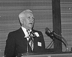 Brad Rendell at his CSHOF induction,1982.