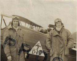 Dr. Blaisdell (left) and Dr. H.G Morris, 1933.
