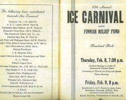 1940 Ice Carnival program Ice Carnival 1940 p.1