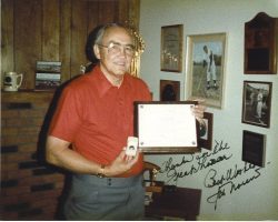 Irv Noren with his CSHOF induction certificate and ring, 1985. Irv Noren with his CSHOF induction certificate and ring, 1985.