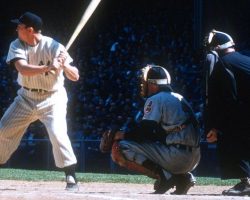 Irv Noren batting. Irv Noren batting.