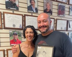 Mike (Irv Noren's grandson) and Kristen Tourtellott visited the CSHOF on July 3, 2024. Mike (Irv Noren's grandson) and Kristen Tourtellott visited the CSHOF on July 3, 2024.