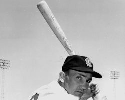 Irv Noren with St. Louis Cardinals, 1958. I. Noren 1958 St. Louis Cardinals