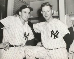 Irv Noren and Whitey Ford. Irv Noren and Whitey Ford.