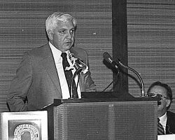 Russ Diethrick at his CSHOF induction, 1982.