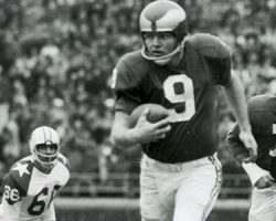 Jim McCusker is #75 behind quaterback Sonny Jurgeson #9 with the Philadelphia Eagles