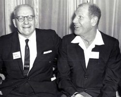 Frank Hyde with Bill Veeck.