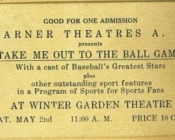 1936 film ticket movie ticket 5-2-36