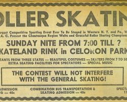 1941 Roller Skating contest ad roller skating 1941