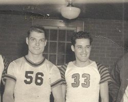Bob Benson, Dante Lavelli, Frank Pischera, Lou Rymkus -Vkings v. Browns late 1940s