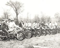 Chuck Boehler on left with the Chautauqua Lake Cyclists Motorcycle Club Chuck Boehler CLM MC b