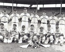 Gary Clark (3rd from left back row),  Chautauqua County baseball league.