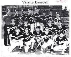 Falconer Central School varsity baseball team. 1985. Falconer Central School varsity baseball team. 1985.