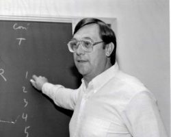 Dennis Meszaros teaching math at Falconer Central School. Dennis Meszaros teaching math at Falconer Central School.