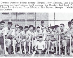 Jamestown High School baseball team. 1963.