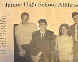 Junior High School Athletes. <em>Post-Journal</em> (Jamestown), June 1966. Junior High School Athletes. June 1966.