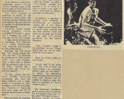 Donn Johnston: Another Clark? <em>The Daily Tar Heel</em> (Chapel Hill). 1970. Donn Johnston: Another Clark? 1970.