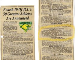 Fourth 10 Of JCC's 50 Greatest Athletes Are Announced. 2001