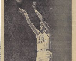 Senior Donn Johnston <em>The Daily Tar Heel</em> (Chapel Hill). March 23, 1973. Senior Donn Johnston <em>The Daily Tar Heel</em> (Chapel Hill). March 23, 1973.