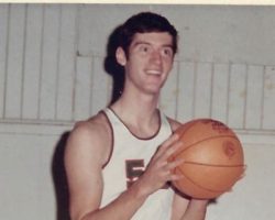 Donn Johnston at Jamestown High School. Donn Johnston at Jamestown High School.
