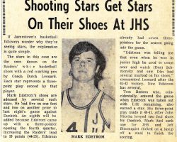 Shooting Stars Get Stars On Their Shoes At JHS. <em>Post-Journal</em> (Jamestown). Shooting Stars Get Stars On Their Shoes At JHS.