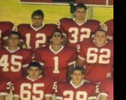 Nick Sirianni (#1) in Southwestern Central School football.